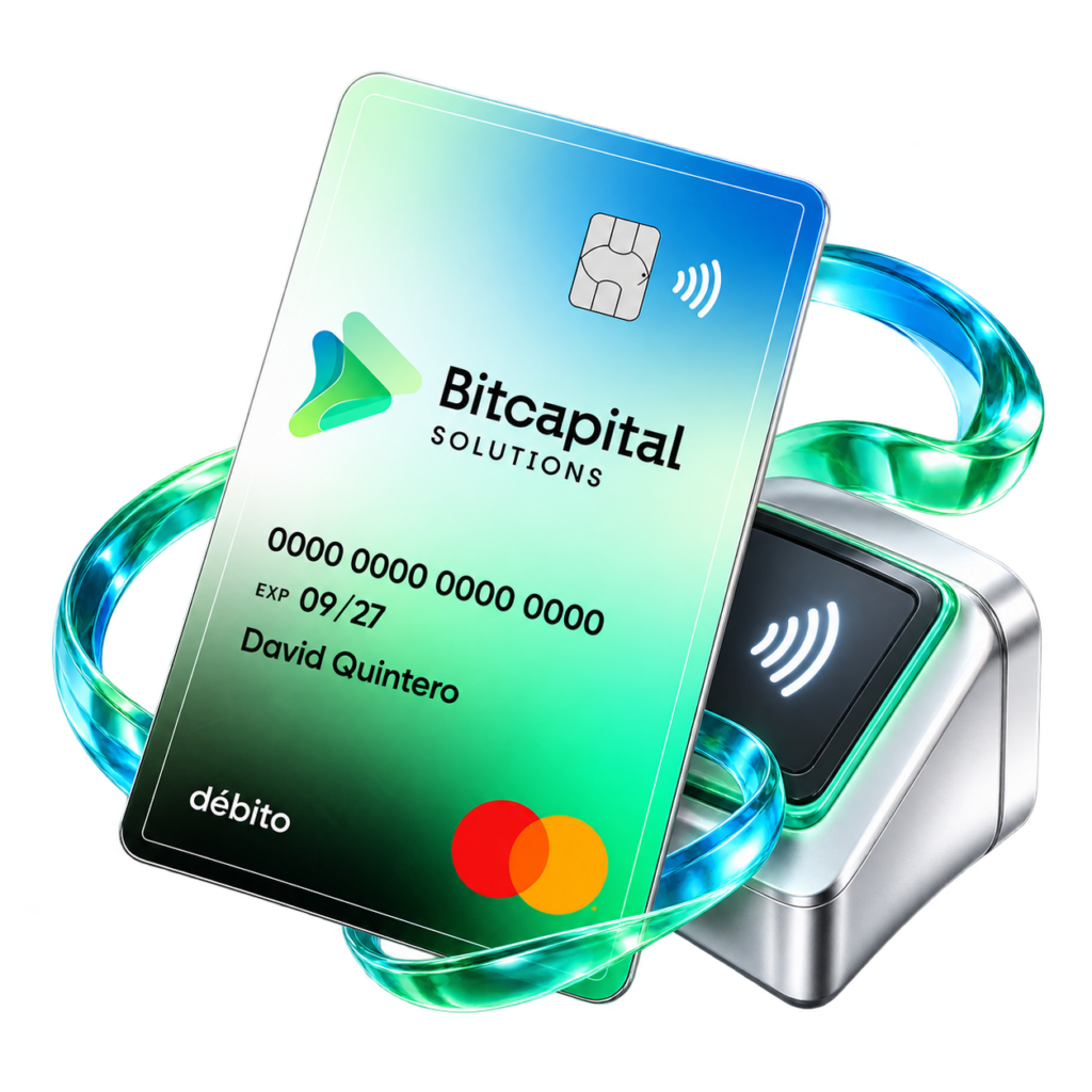 Tarjeta Mastercard de Bitcapital