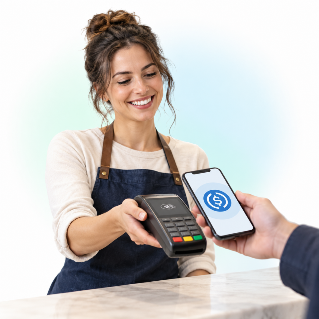 Negocio que acepta pagos digitales